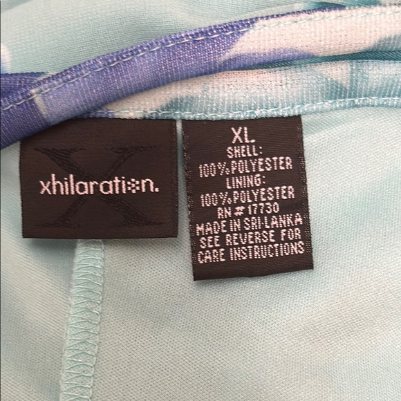 Xhilaration Sun‎ Dress Vintage Y2K HAWAIIAN Mini Tropical Beach Coastal Floral - Picture 4 of 6